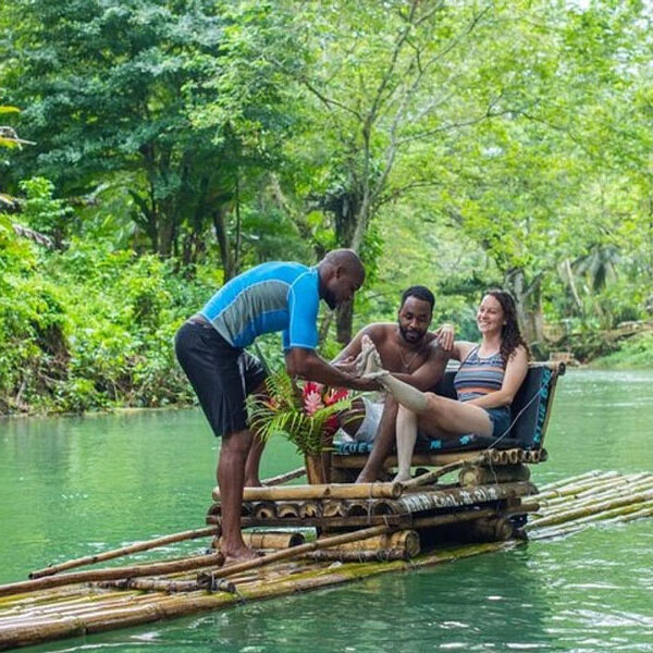 Bamboo Rafting with Foot Massage