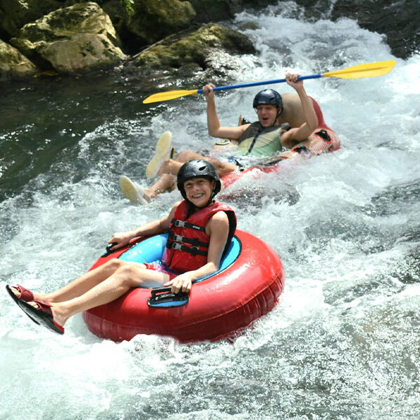 Jungle River Tubing & Blue Hole Combo Tour